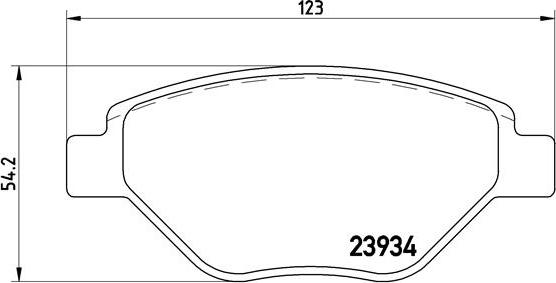 Brembo P 68 031 - Комплект спирачно феродо, дискови спирачки vvparts.bg