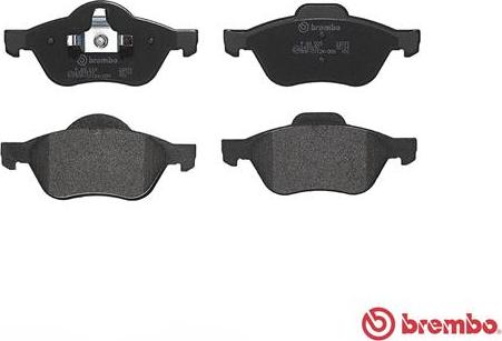 Brembo P 68 029 - Комплект спирачно феродо, дискови спирачки vvparts.bg