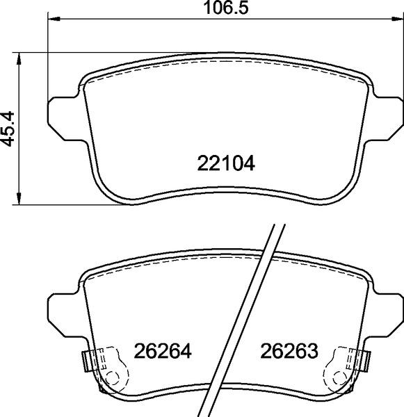 Brembo P 68 074 - Комплект спирачно феродо, дискови спирачки vvparts.bg