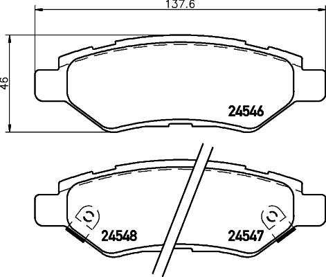 Brembo P 09 014 - Комплект спирачно феродо, дискови спирачки vvparts.bg