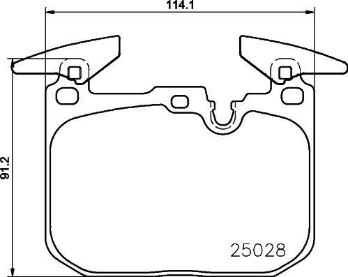 Brembo P 06 096 - Комплект спирачно феродо, дискови спирачки vvparts.bg