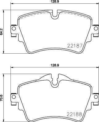 Brembo P 06 092 - Комплект спирачно феродо, дискови спирачки vvparts.bg