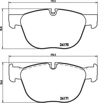 Brembo P 06 049X - Комплект спирачно феродо, дискови спирачки vvparts.bg