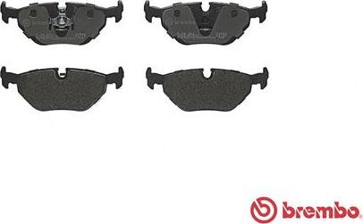 Brembo P 06 011 - Комплект спирачно феродо, дискови спирачки vvparts.bg