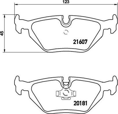 Brembo P 06 013 - Комплект спирачно феродо, дискови спирачки vvparts.bg