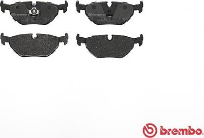 Brembo P 06 013 - Комплект спирачно феродо, дискови спирачки vvparts.bg