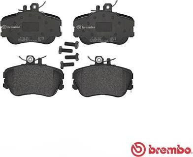 Brembo P 06 017 - Комплект спирачно феродо, дискови спирачки vvparts.bg