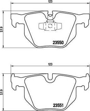 Brembo P 06 039X - Комплект спирачно феродо, дискови спирачки vvparts.bg