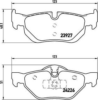 Brembo P 06 038X - Комплект спирачно феродо, дискови спирачки vvparts.bg