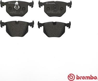 Brembo P 06 020 - Комплект спирачно феродо, дискови спирачки vvparts.bg