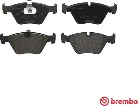 Brembo P 06 022 - Комплект спирачно феродо, дискови спирачки vvparts.bg