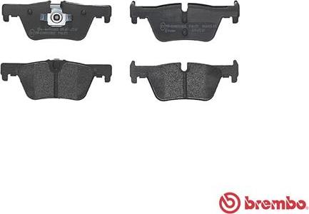 Brembo P 06 071 - Комплект спирачно феродо, дискови спирачки vvparts.bg