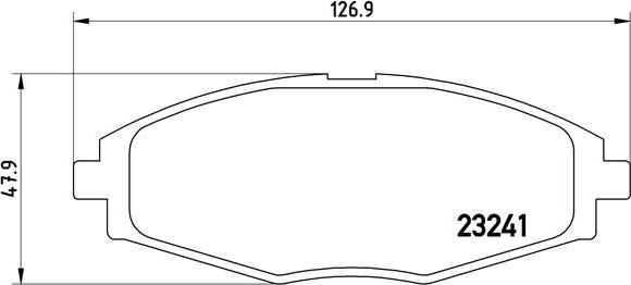 Brembo P 15 006 - Комплект спирачно феродо, дискови спирачки vvparts.bg