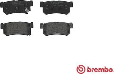 Brembo P 15 010 - Комплект спирачно феродо, дискови спирачки vvparts.bg