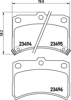 Brembo P 16 009 - Комплект спирачно феродо, дискови спирачки vvparts.bg