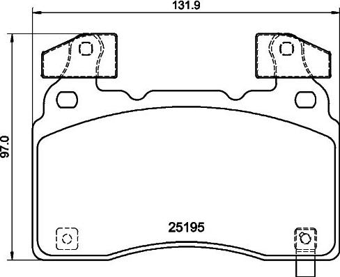 Brembo P 10 064 - Комплект спирачно феродо, дискови спирачки vvparts.bg