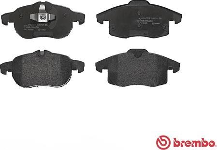 Brembo P 10 011 - Комплект спирачно феродо, дискови спирачки vvparts.bg