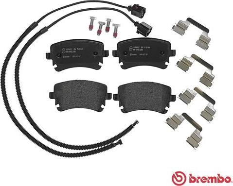 Brembo P 85 064 - Комплект спирачно феродо, дискови спирачки vvparts.bg