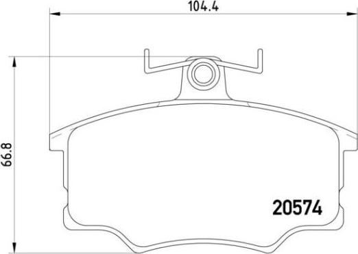 Brembo P 85 010 - Комплект спирачно феродо, дискови спирачки vvparts.bg