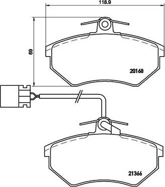 Brembo P 85 034 - Комплект спирачно феродо, дискови спирачки vvparts.bg