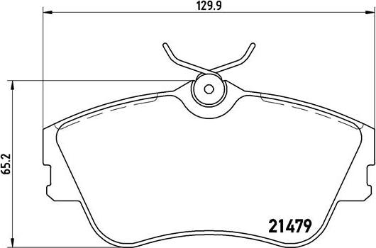 Brembo P 85 029 - Комплект спирачно феродо, дискови спирачки vvparts.bg