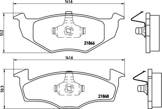 Brembo P 85 025 - Комплект спирачно феродо, дискови спирачки vvparts.bg