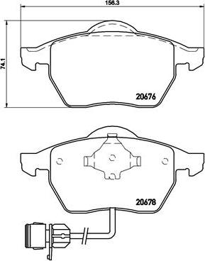 Brembo P 85 026 - Комплект спирачно феродо, дискови спирачки vvparts.bg