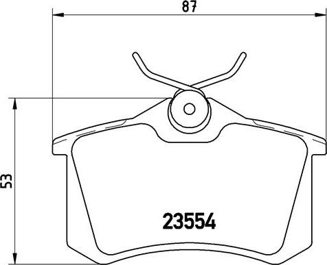 Brembo P 85 020X - Комплект спирачно феродо, дискови спирачки vvparts.bg