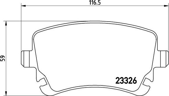 Brembo P 85 076 - Комплект спирачно феродо, дискови спирачки vvparts.bg