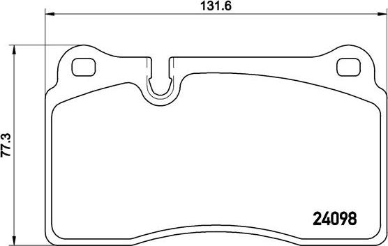 Brembo P 85 116 - Комплект спирачно феродо, дискови спирачки vvparts.bg