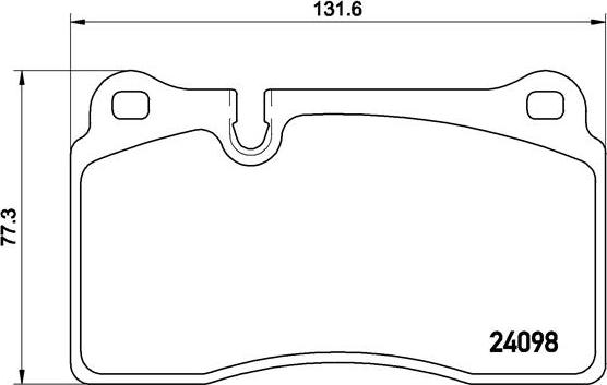 Brembo P 85 110 - Комплект спирачно феродо, дискови спирачки vvparts.bg