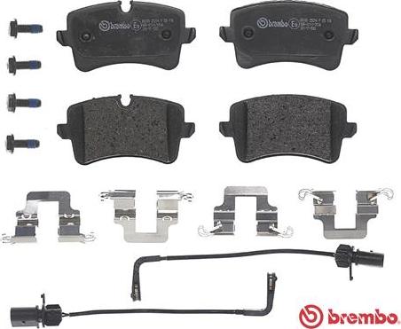 Brembo P 85 118 - Комплект спирачно феродо, дискови спирачки vvparts.bg