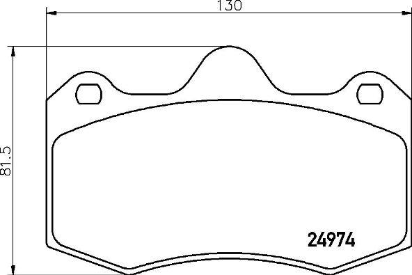 Brembo P 85 134 - Комплект спирачно феродо, дискови спирачки vvparts.bg