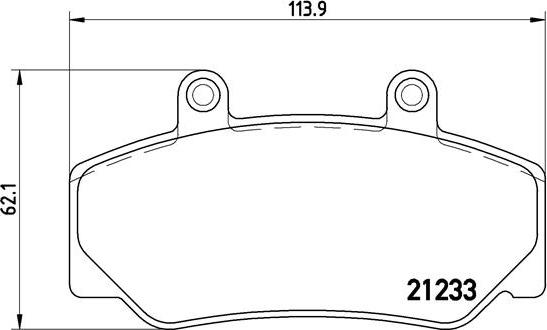 Brembo P 86 006 - Комплект спирачно феродо, дискови спирачки vvparts.bg