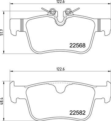 Brembo P 86 030 - Комплект спирачно феродо, дискови спирачки vvparts.bg