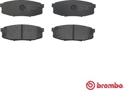 Brembo P 83 098 - Комплект спирачно феродо, дискови спирачки vvparts.bg