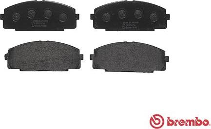 Brembo P 83 092 - Комплект спирачно феродо, дискови спирачки vvparts.bg