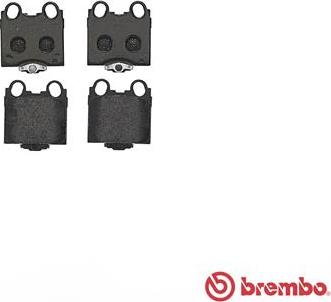 Brembo P 83 045 - Комплект спирачно феродо, дискови спирачки vvparts.bg