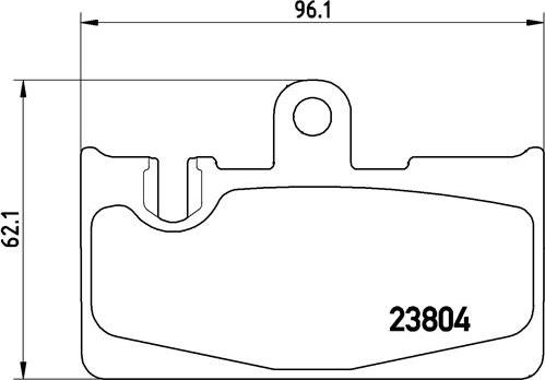 Brembo P 83 059 - Комплект спирачно феродо, дискови спирачки vvparts.bg