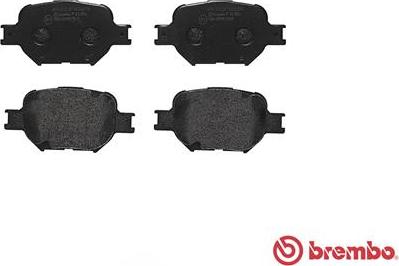 Brembo P 83 054 - Комплект спирачно феродо, дискови спирачки vvparts.bg