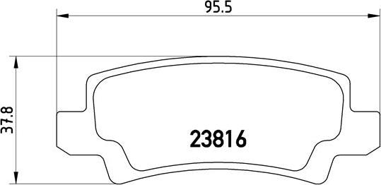 Brembo P 83 065 - Комплект спирачно феродо, дискови спирачки vvparts.bg