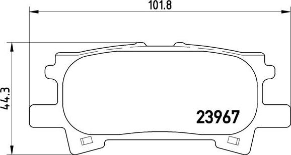 Brembo P 83 068 - Комплект спирачно феродо, дискови спирачки vvparts.bg