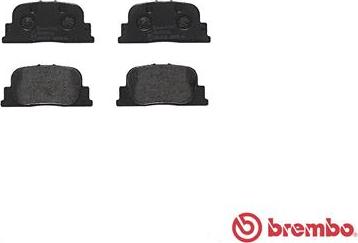 Brembo P 83 063 - Комплект спирачно феродо, дискови спирачки vvparts.bg