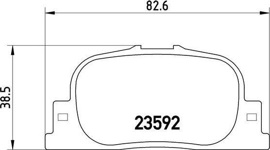 Brembo P 83 063 - Комплект спирачно феродо, дискови спирачки vvparts.bg