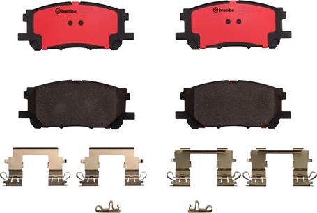 Brembo P83067N - Комплект спирачно феродо, дискови спирачки vvparts.bg