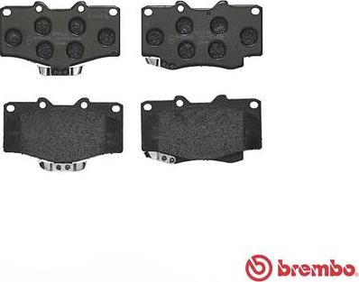 Brembo P 83 009 - Комплект спирачно феродо, дискови спирачки vvparts.bg