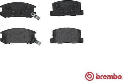 Brembo P 83 019 - Комплект спирачно феродо, дискови спирачки vvparts.bg