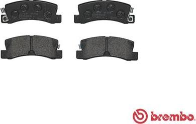 Brembo P 83 015 - Комплект спирачно феродо, дискови спирачки vvparts.bg