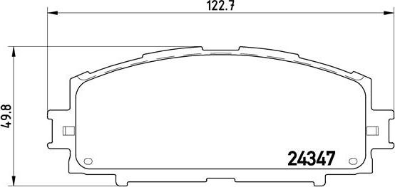 Brembo P 83 086 - Комплект спирачно феродо, дискови спирачки vvparts.bg