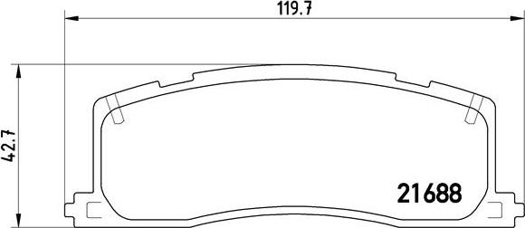 Brembo P 83 030 - Комплект спирачно феродо, дискови спирачки vvparts.bg